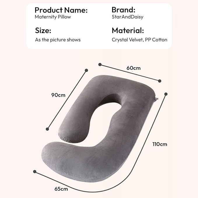 Pregnancy Pillow for Women/Baby Maternity Pillow for Sleeping J Shape for Mothers/Pregnancy Pillows for Back, Belly, Legs & Hip Support, Nursing & Maternity Pillow
